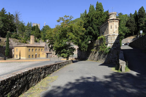 Montecatini, la via di accesso alla miniera