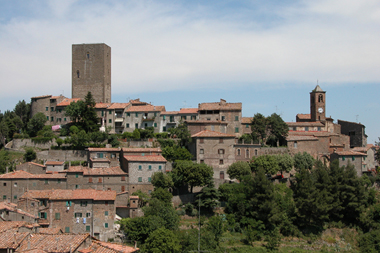 Fotografia Panoramica di Montecatini Val di Cecina